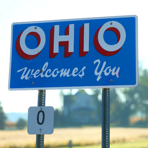 Ohio Welcome Sign